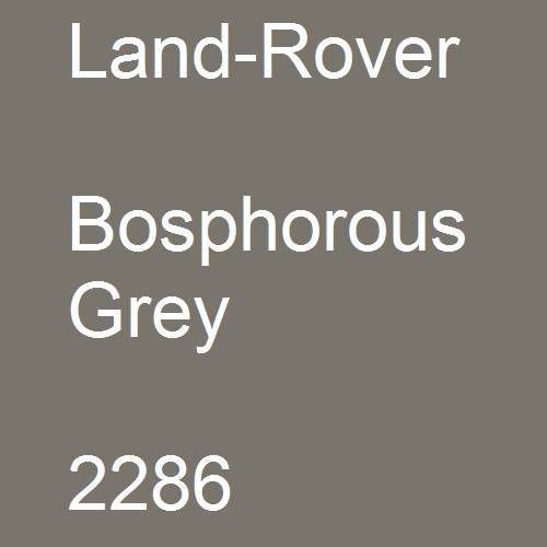 Land-Rover, Bosphorous Grey, 2286.